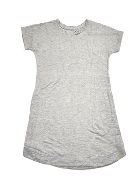 tek gear Gray Striped Mini Dress Pockets Size M